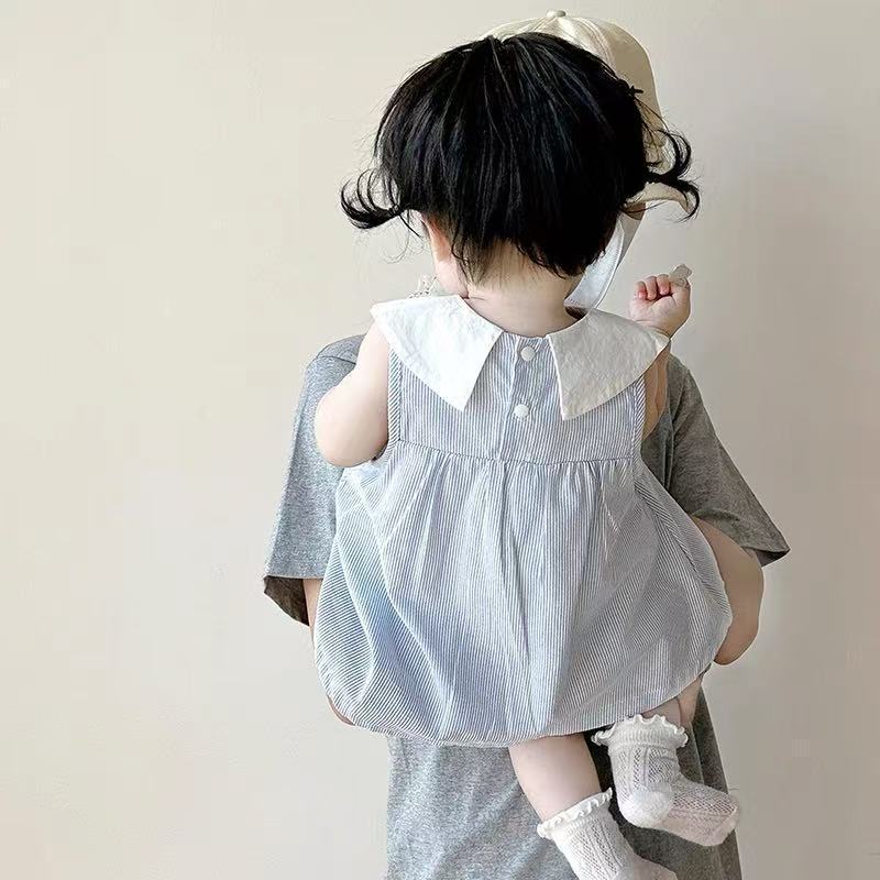 Thin Clothes For Babies Jumpsuit Bloomer With Skirt Princess Rompers Jumpsuit, Climbing Suit