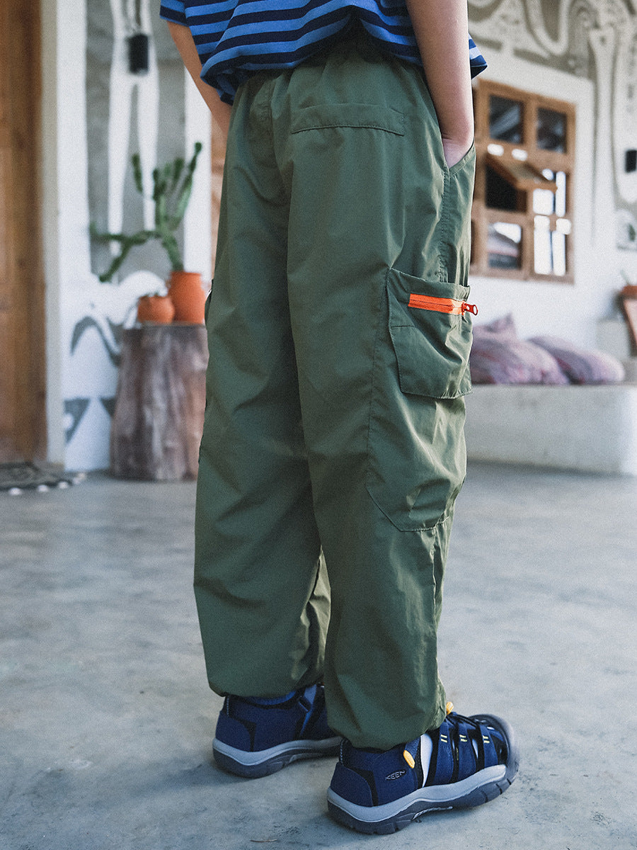 Children's Mountain Clothing Work Clothes Trousers Summer Outdoor Children's Pants