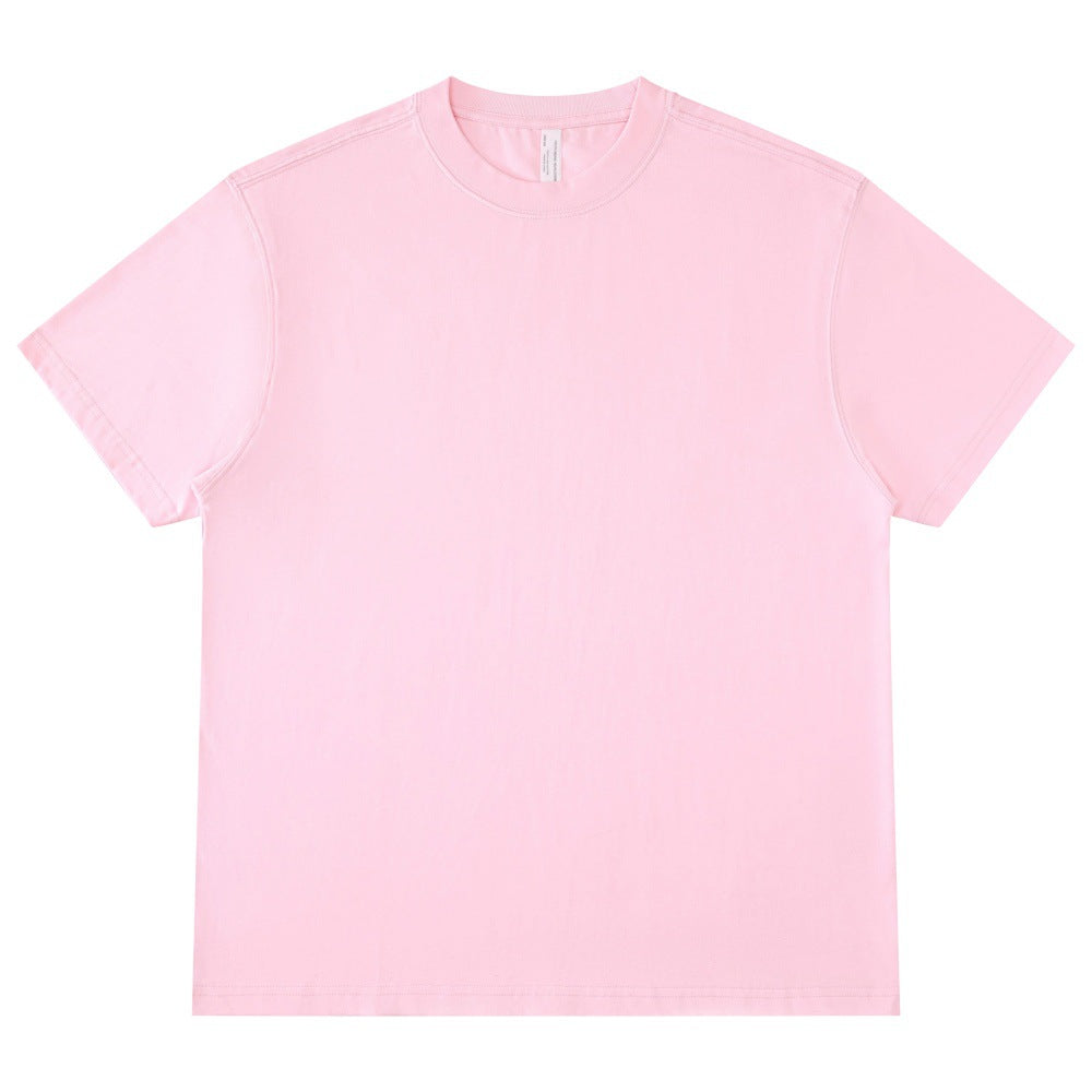 Children's Green Couple Cotton Wide American Short Sleeved Business Attire Children's T-shirt