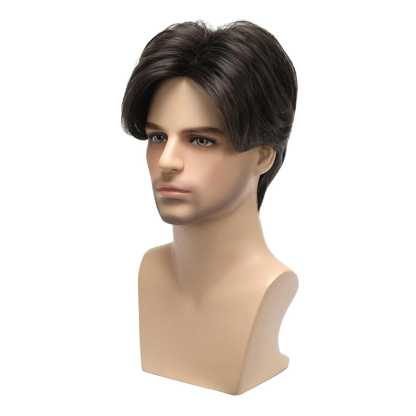 Unique Men's Fashion Mid-length Handsome Short Men's Wig