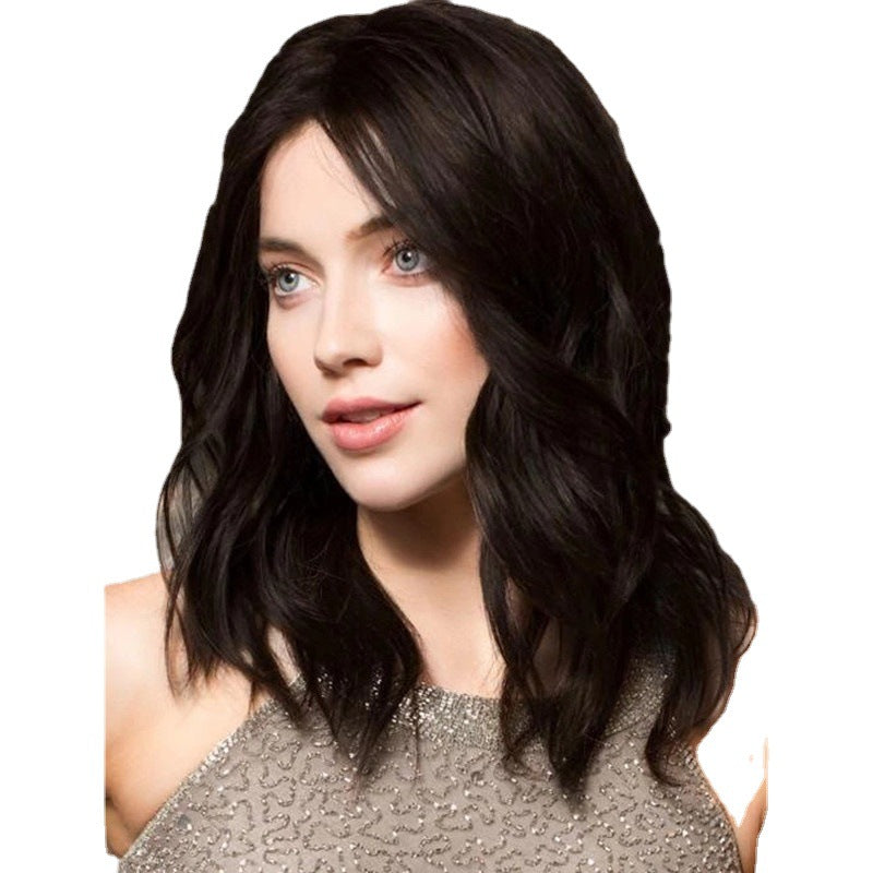Black Curly Hair Female Big Wave Rose Wig Long Curls