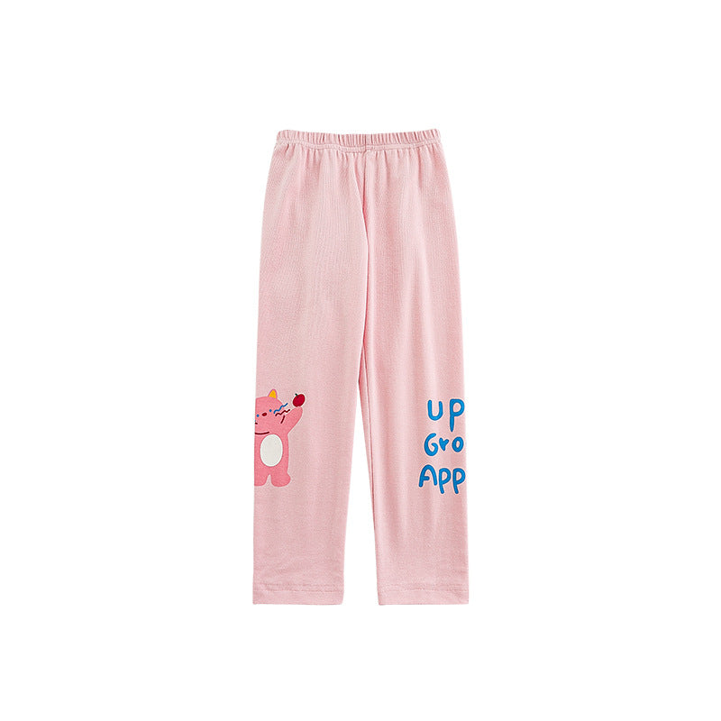 Cartoon Printed Leggings Childlike Cute Casual Children's Pants