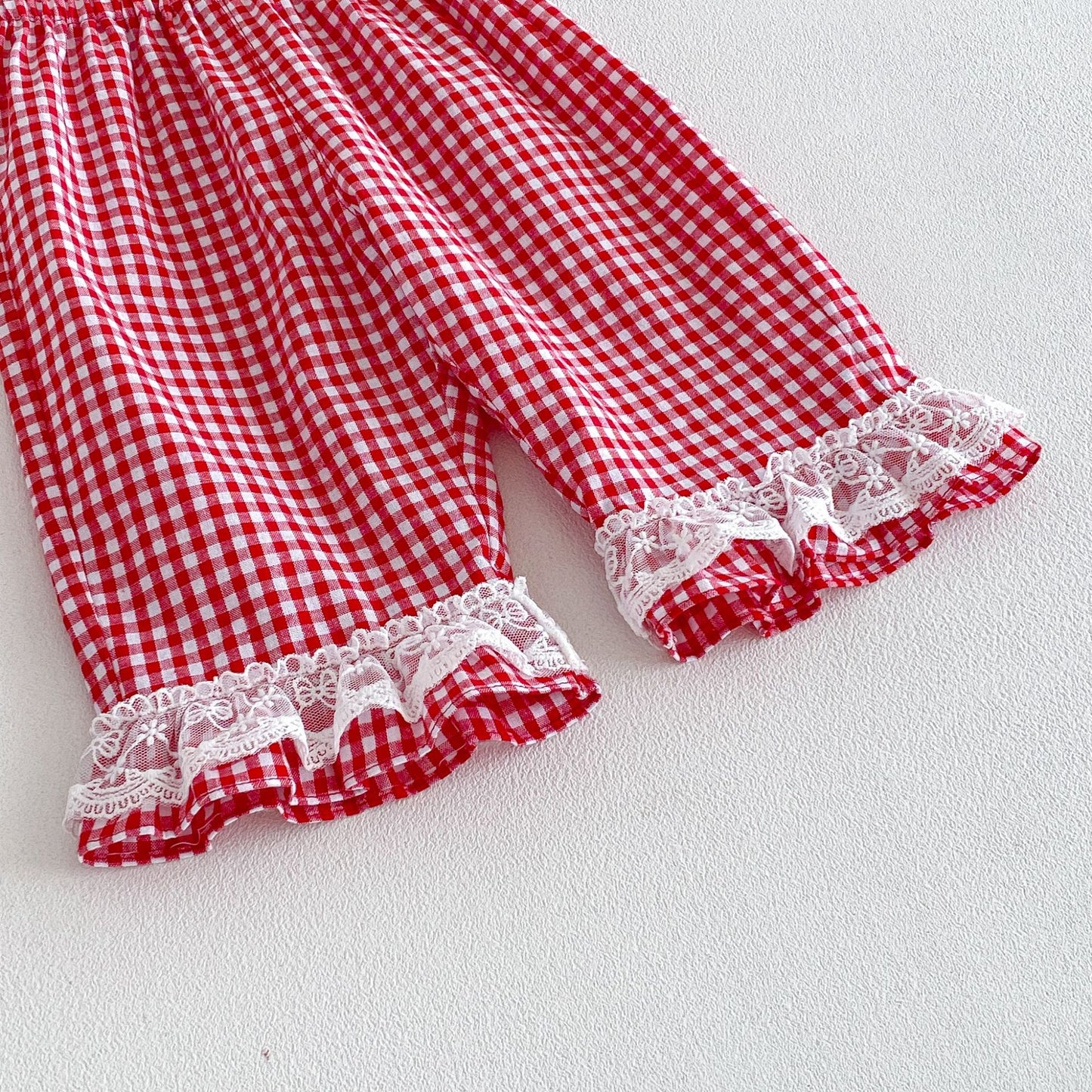 Fashion Embroidery Vest Summer Korean Style Cute Flounced Sleeve Doll Children's T-shirt