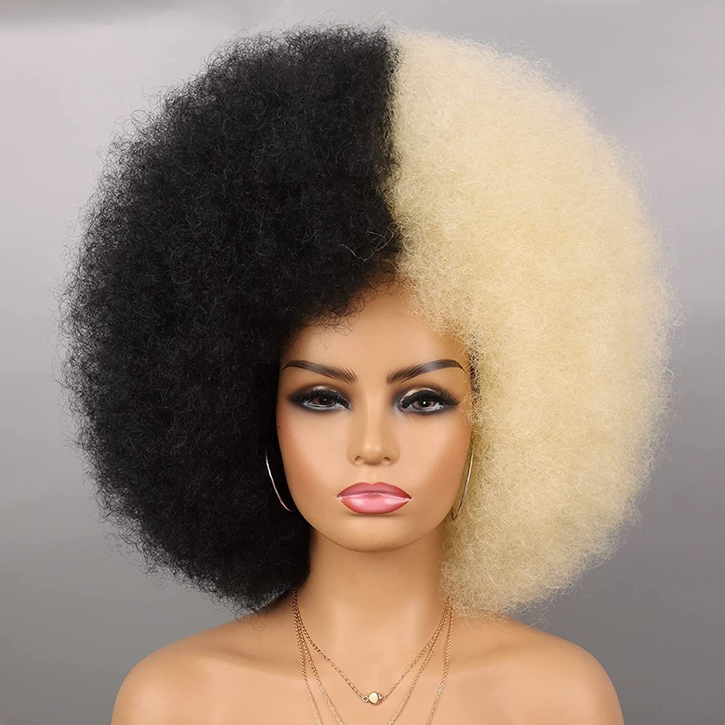 Women's Small Volume Afro More Colors Can Come To The Wig Long Curls