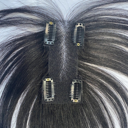 Mesh Set All Real Hair Hand-woven Breathable Realistic Invisible Piece Wig
