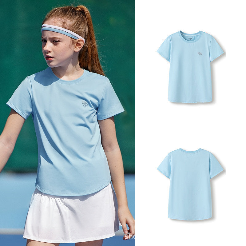 Children's Short-sleeved Summer Clothing Comfortable Big Quick Drying Clothes Children's T-shirt