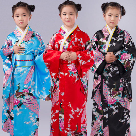 Women's & Children's Clothing Performance Printing Bathrobe Nightgown Primary Children's Suit