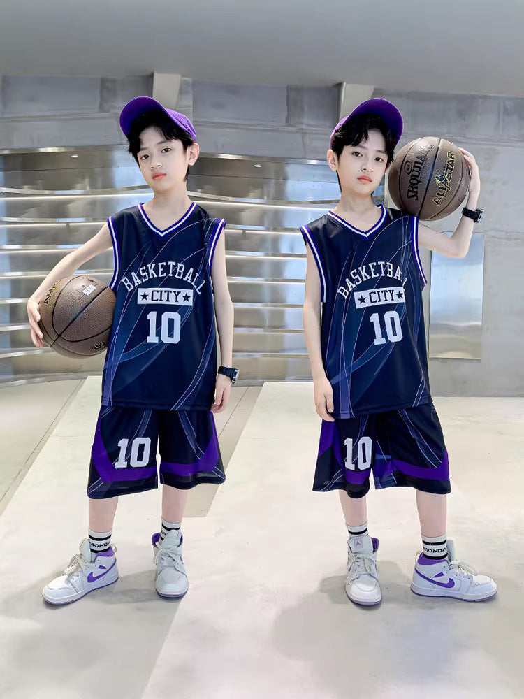 Basketball Wear Sports Jersey For Middle Children's Suit