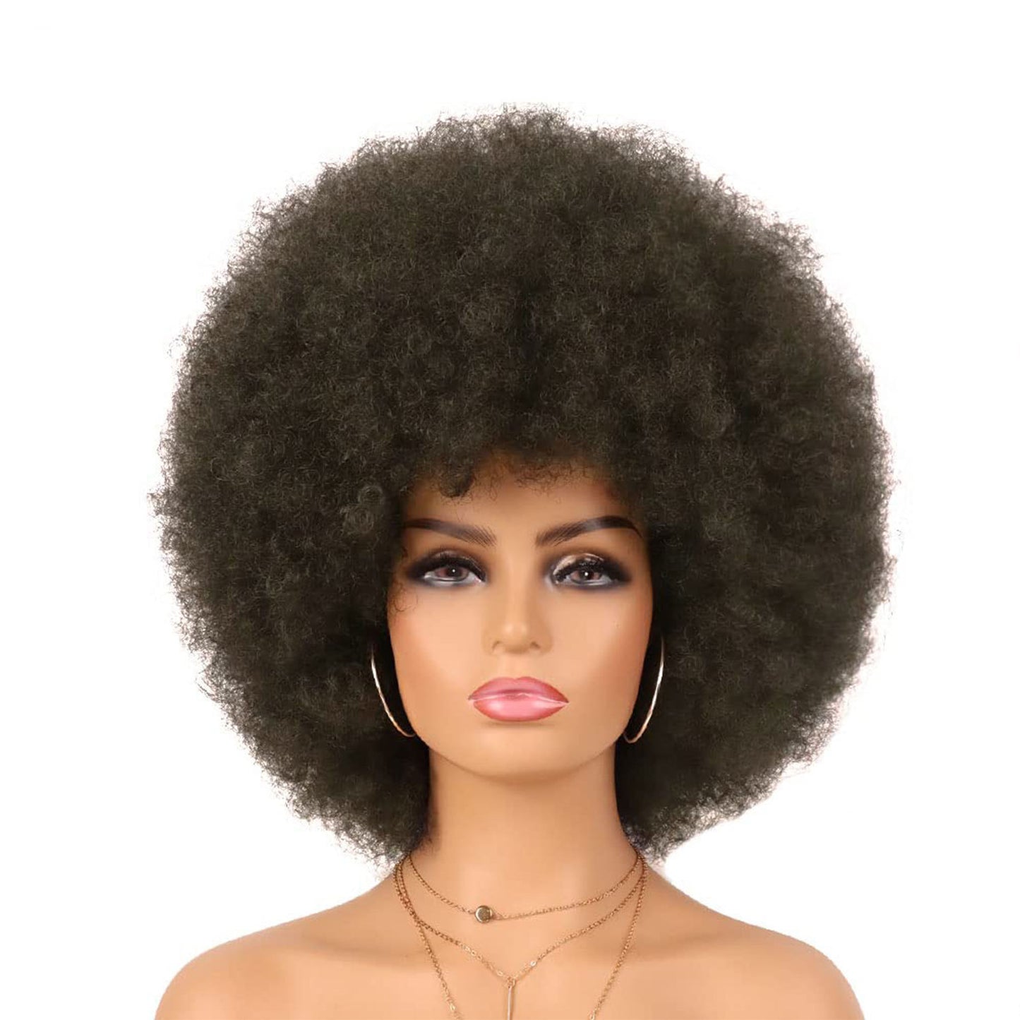 Women's Small Volume Afro More Colors Can Come To The Wig Long Curls