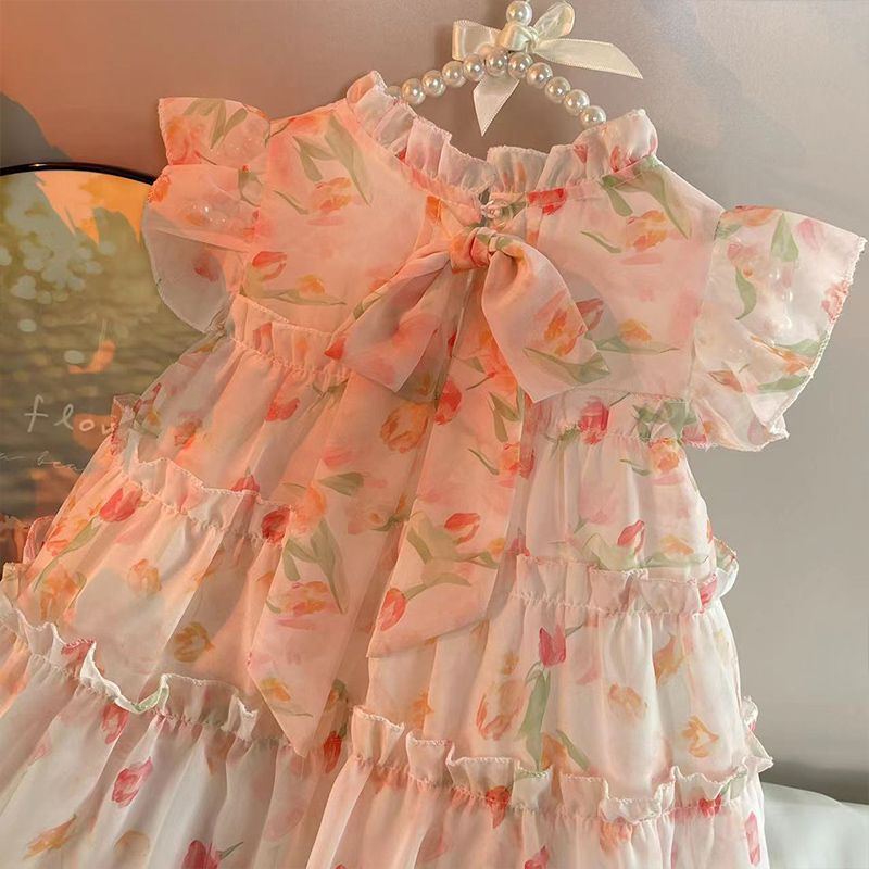Children's Summer Fashionable Skirt Super Fairy Clothing Children's Dress