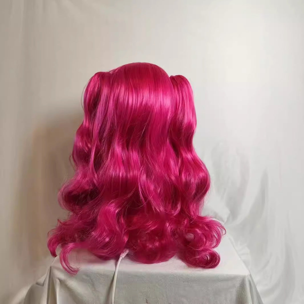 Animation Dress Up Jaws Clamp Pairs Of Ponytail Natural Long Cos Wig
