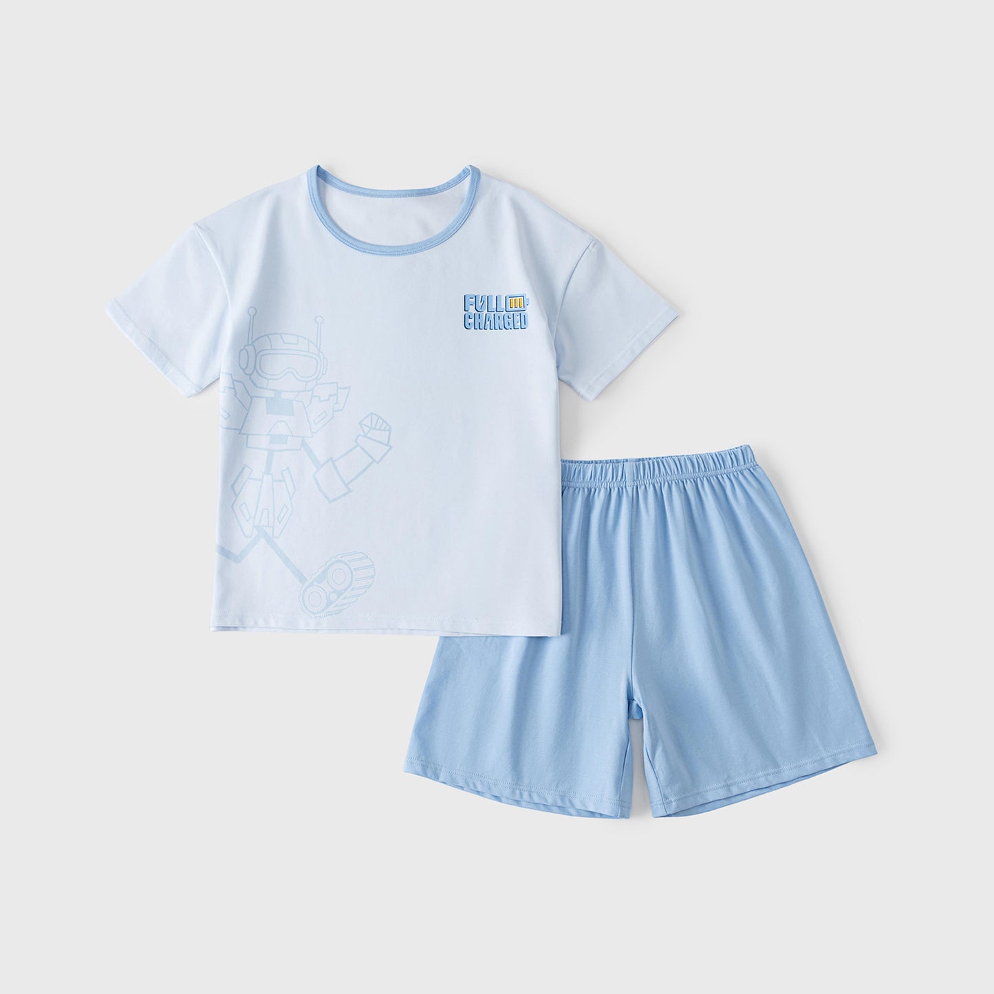 Children's Short-sleeved Shorts Top Pants Summer Two-piece Children's Suit