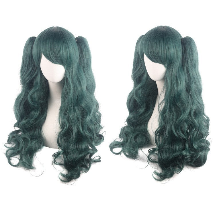 Anime Lolita Jaws Clamp Pair Ponytail Sheath Cos Wig
