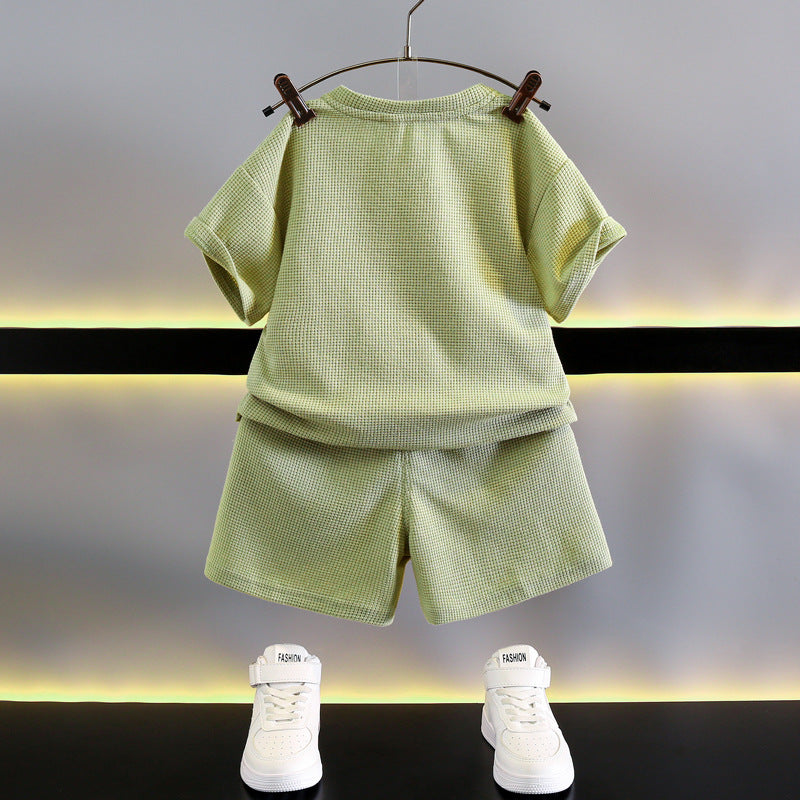 Children's Boy Summer Clothing Sports Short-sleeved Clothes Children's Suit