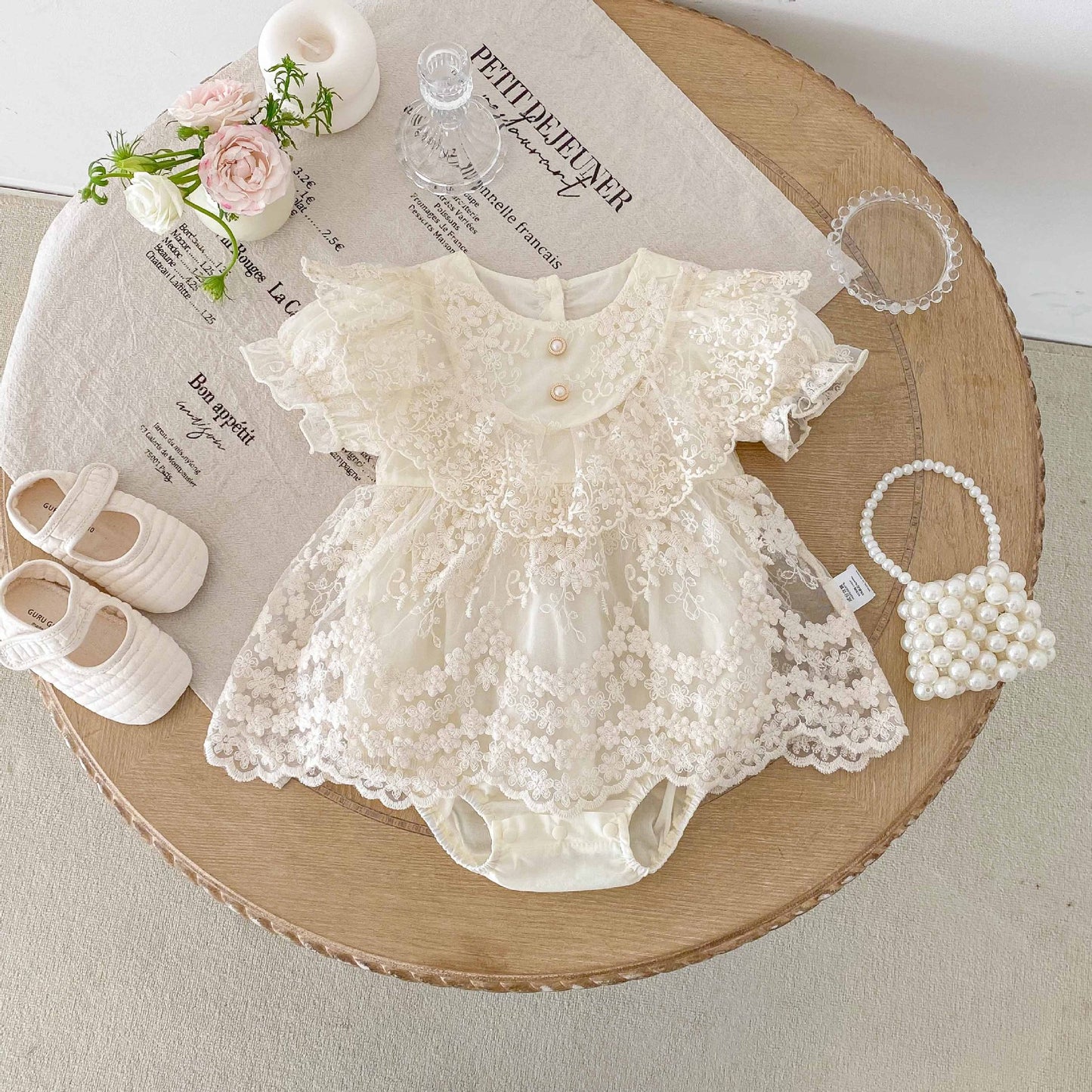 Gown One Year Old Celebration Dress Jumpsuit, Climbing Suit
