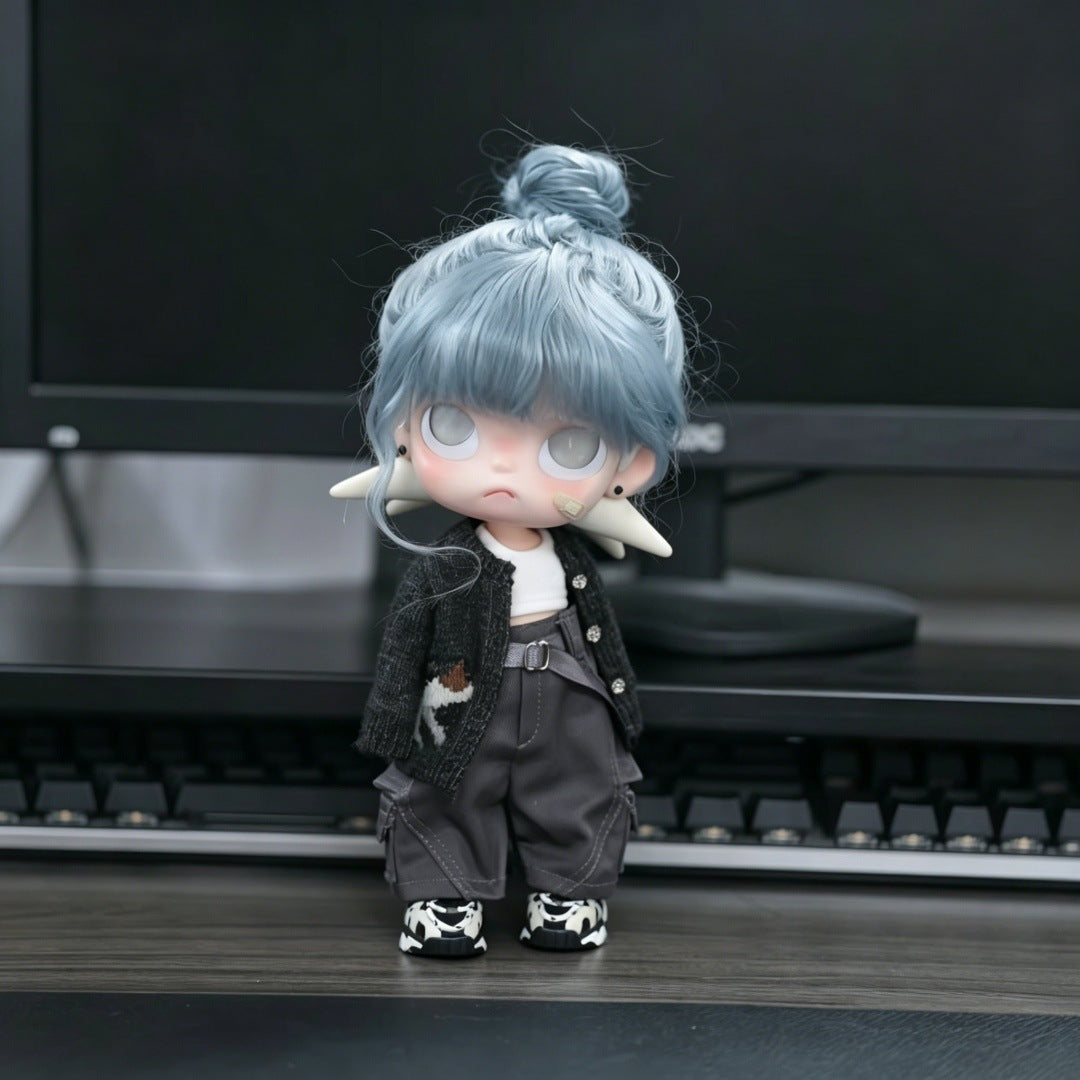 Zi Sister Doll Straight Bangs Water Ripple Comfortable Cos Wig