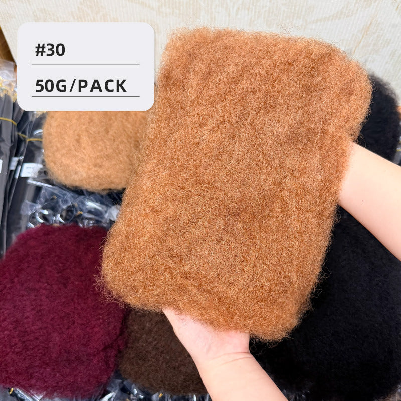 Comfortable African Human One Bag All Real Hair Wig