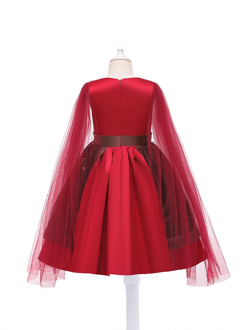 Summer Chinese Style Princess Ethnic Little Temperament Gauze Children's Dress