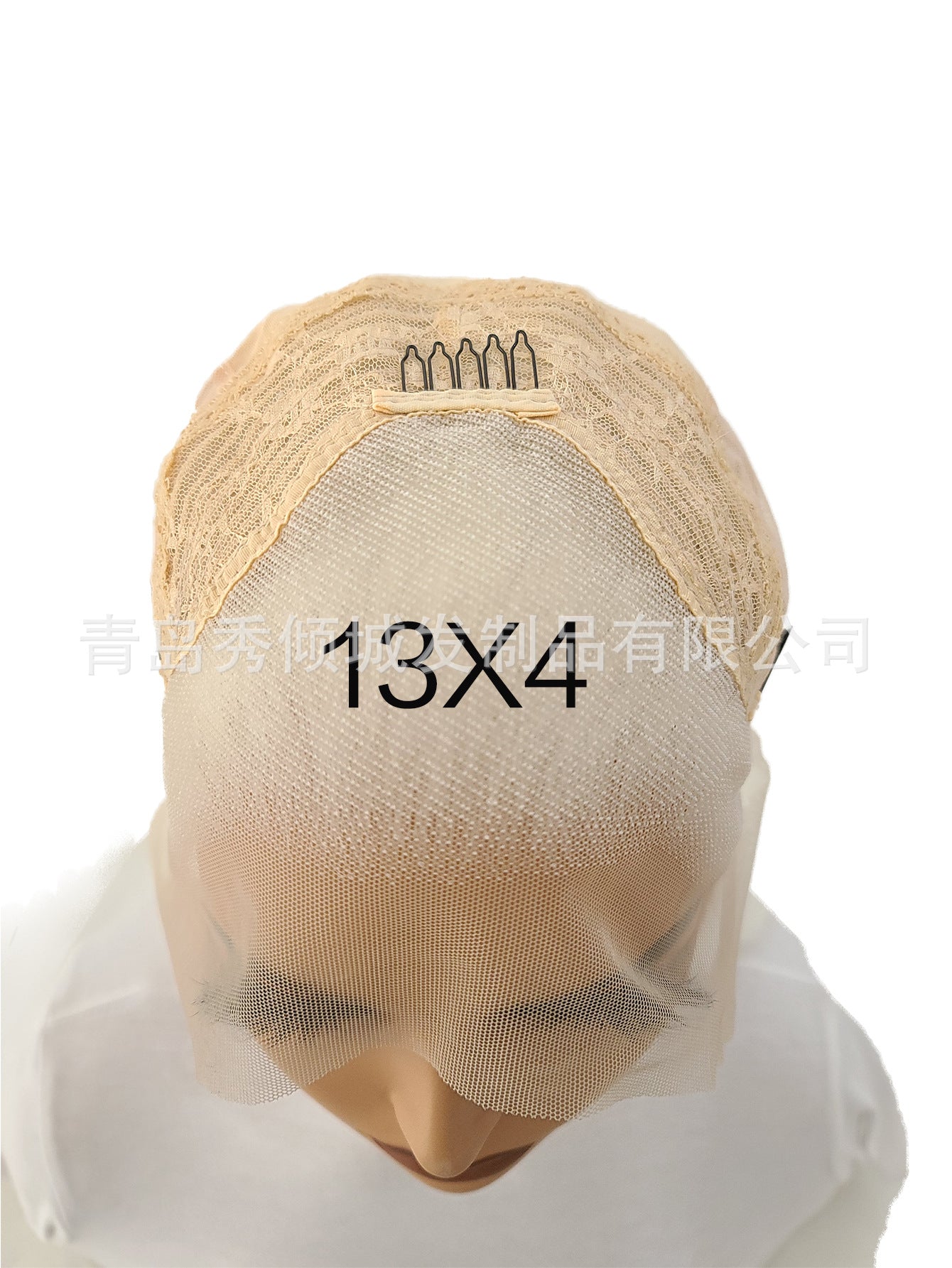Women's Front Lace Hand Crochet Brown Free Hair Long Straight Wig