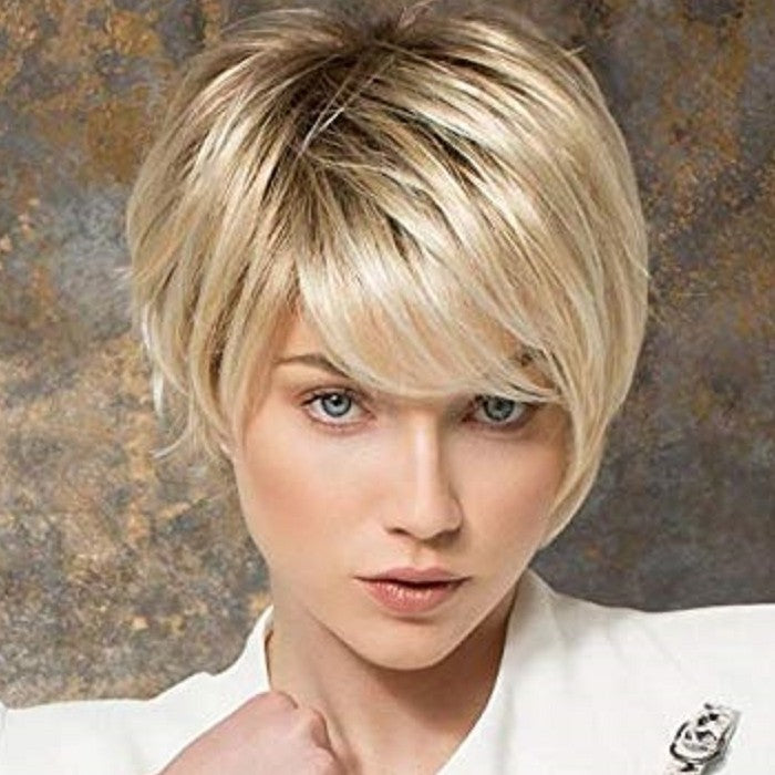 Women's Fashion Cool Smart Chemical Fiber Headgear Wig Short Curly Hair