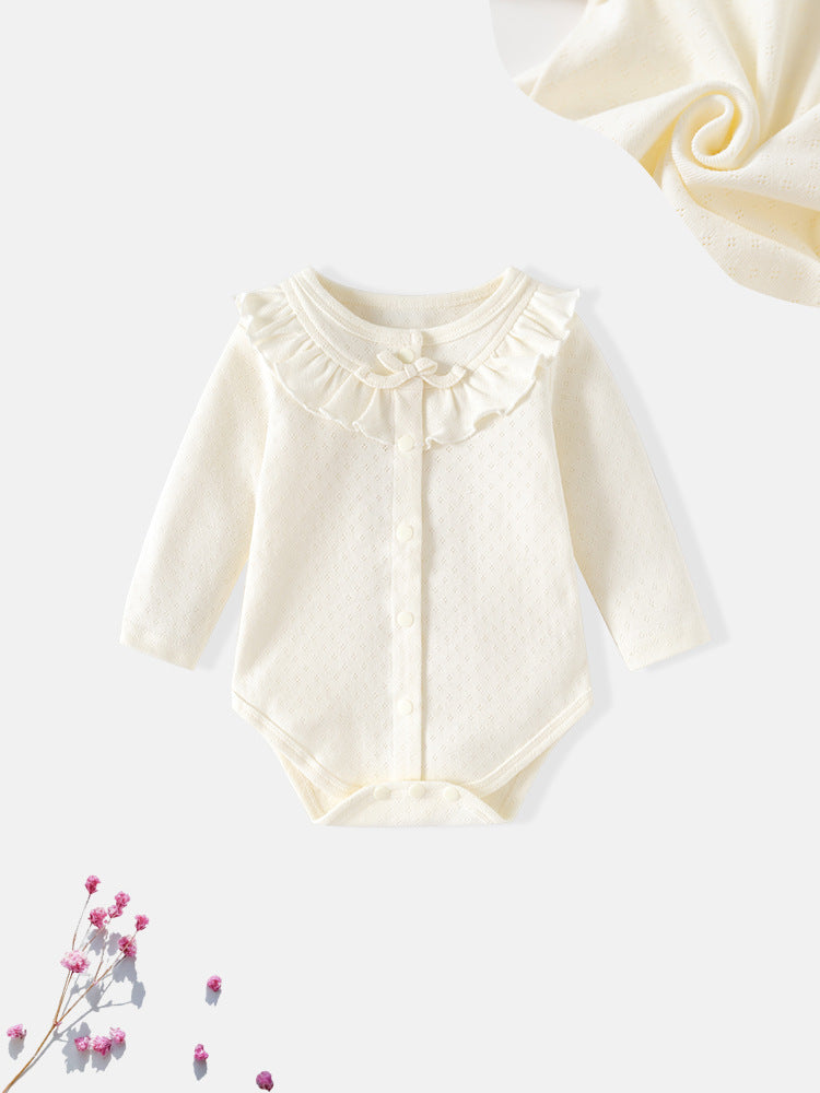 Cotton Princess Style Clothes Born One Year Old Jumpsuit, Climbing Suit