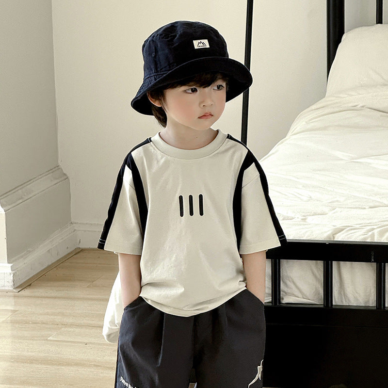 Children's Short-sleeved Summer Clothing Shirt Thin Type Half Sleeve Cool Children's T-shirt