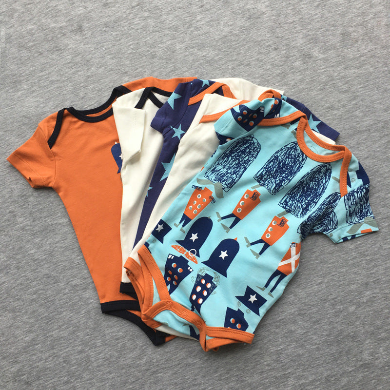 Jumpsuit Unisex Short Sleeve Born Rompers Thin Jumpsuit, Climbing Suit