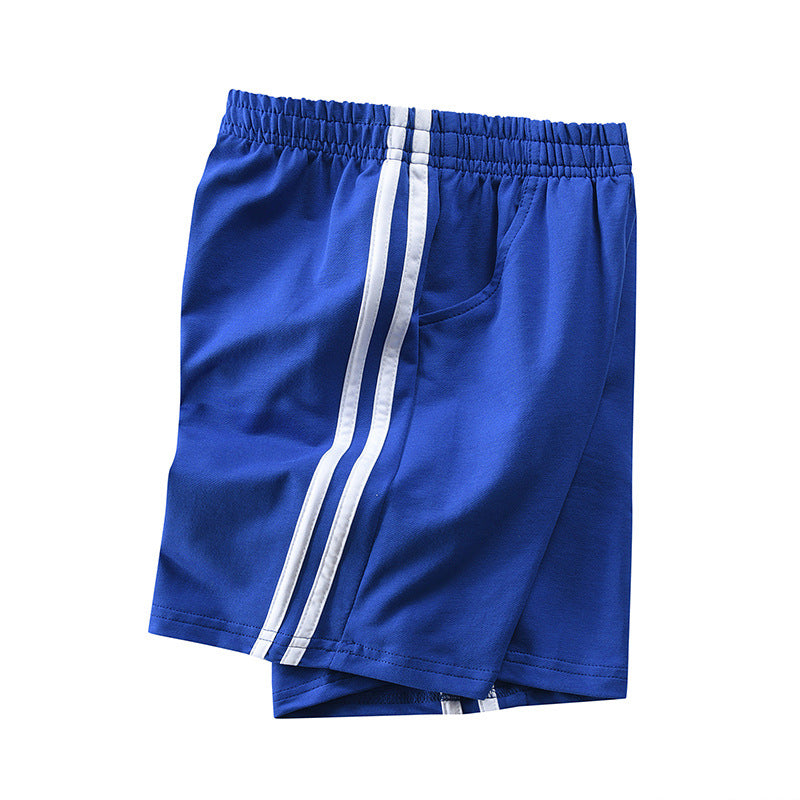Pure Cotton Uniform Primary Secondary School Single Stripe Two-way Navy Children's Pants