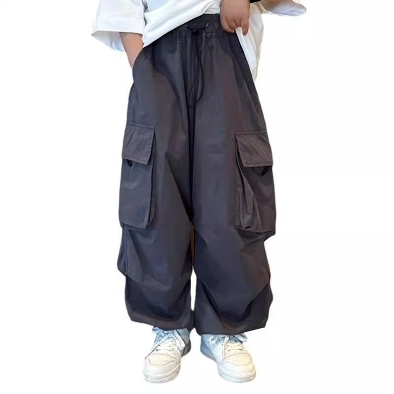 Children's Ruffle Handsome Style Jazz Hip Hop Trousers Boy Children's Pants