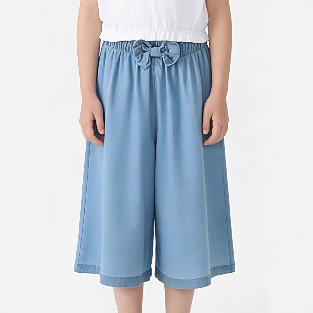 Children's Medium Big Machete Washed Jeans Casual Children's Pants