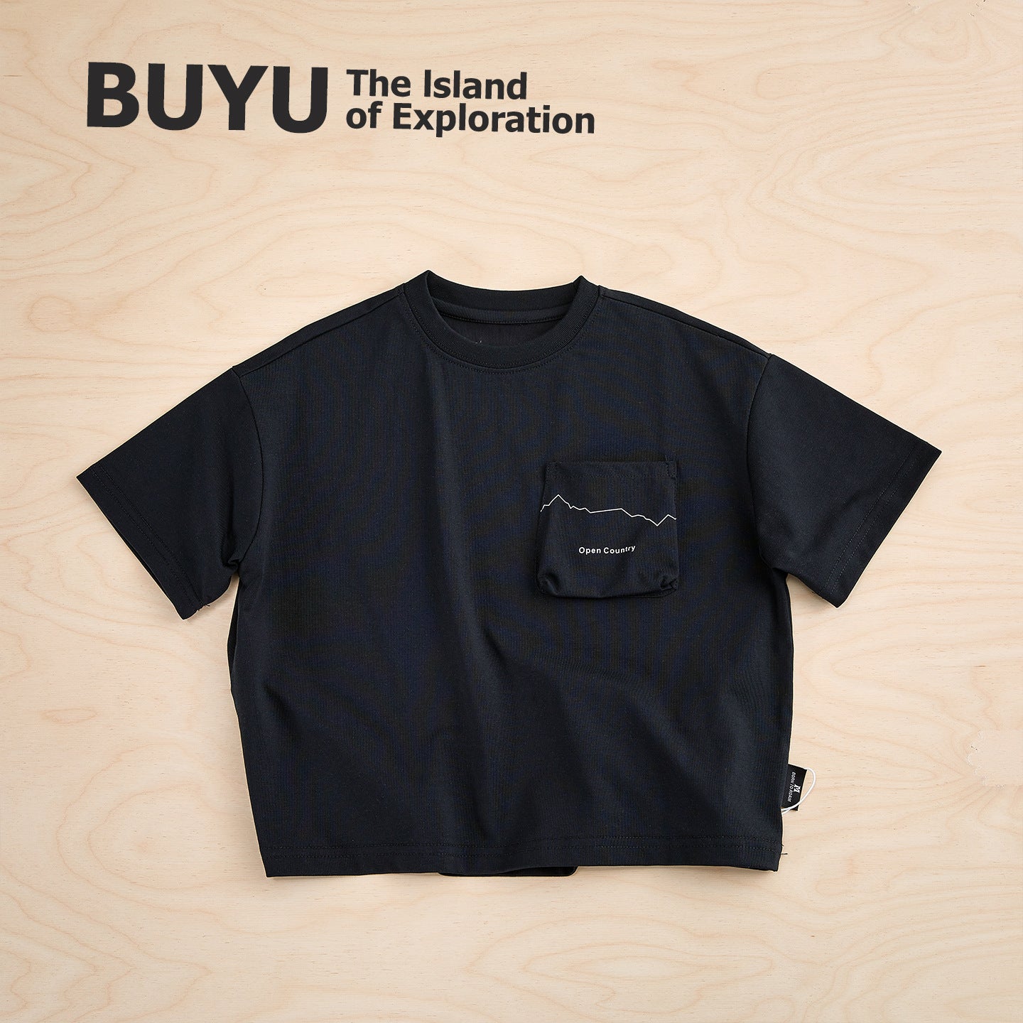 Children's Three-dimensional Pocket Short-sleeved Comfortable Casual Crew Neck Children's T-shirt