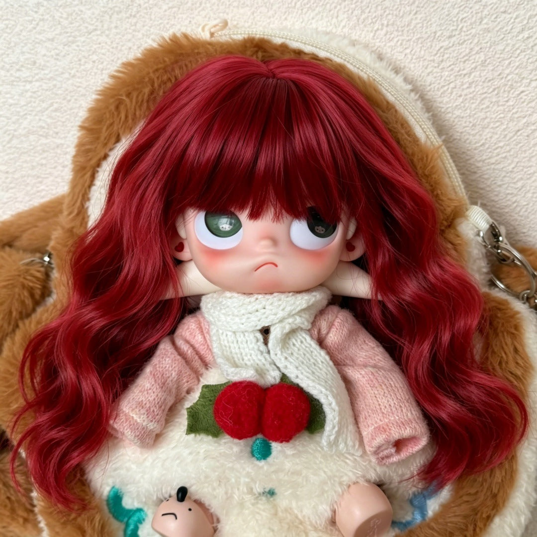Little Bit Small Cloth Simulation Fiber Blank Hair Cos Wig