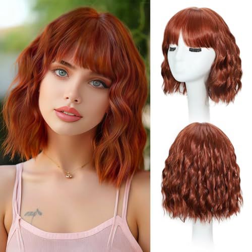 Synthetic Curly Hair Natural Shoulder Long Wig Bangs