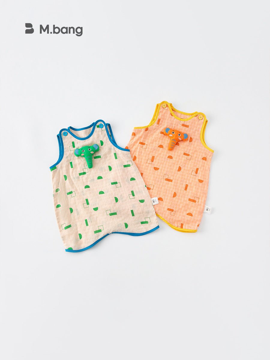 Children's Clothing Summer Clothes Thin Romper Sleeveless Jumpsuit, Climbing Suit