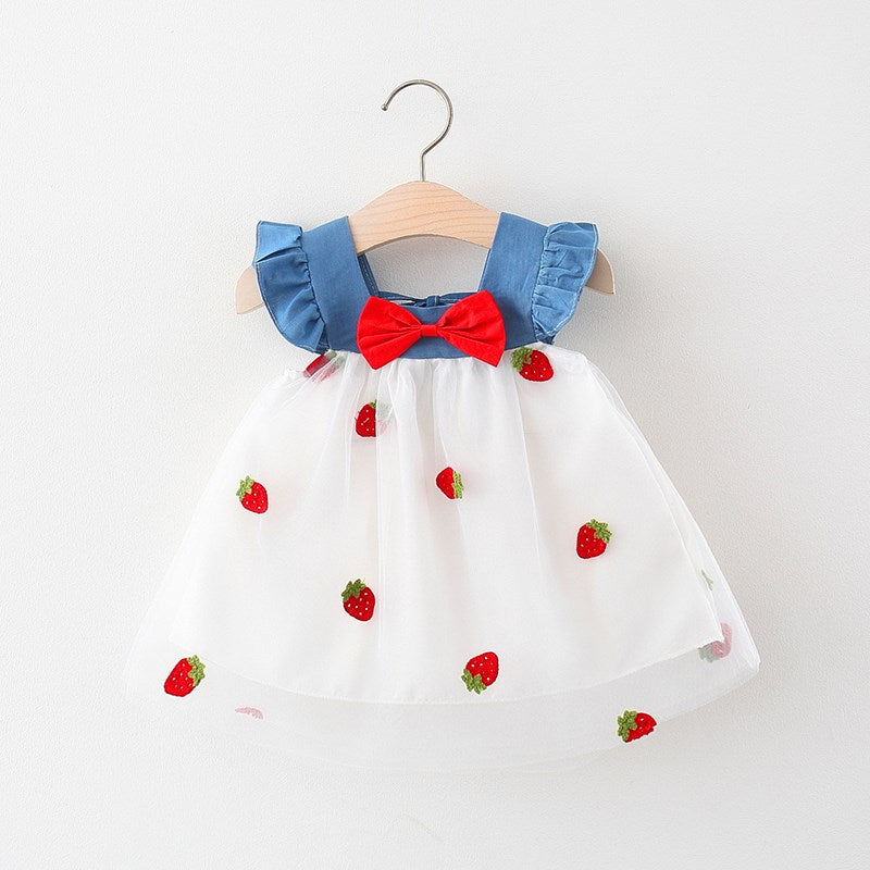 Women's Summer Princess Tulle Tutu Fashion Sundress Children's Dress