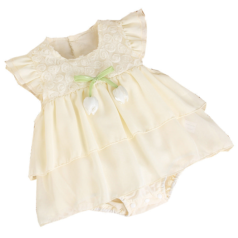 Born Clothes Summer Thin Fashionable Bloomer Jumpsuit, Climbing Suit