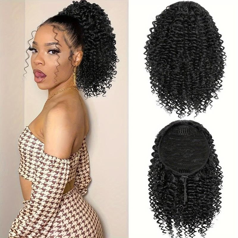 Charming Classy Cool Small Curly Generation Wig Ponytail