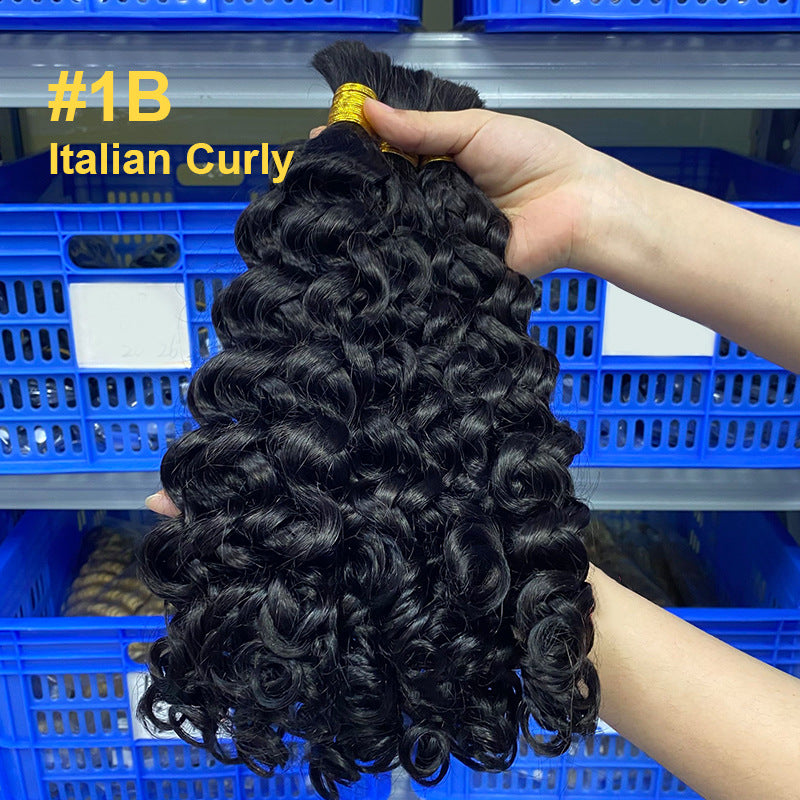 Durable Pretty Human Bulk Color Band Real Hair Wig