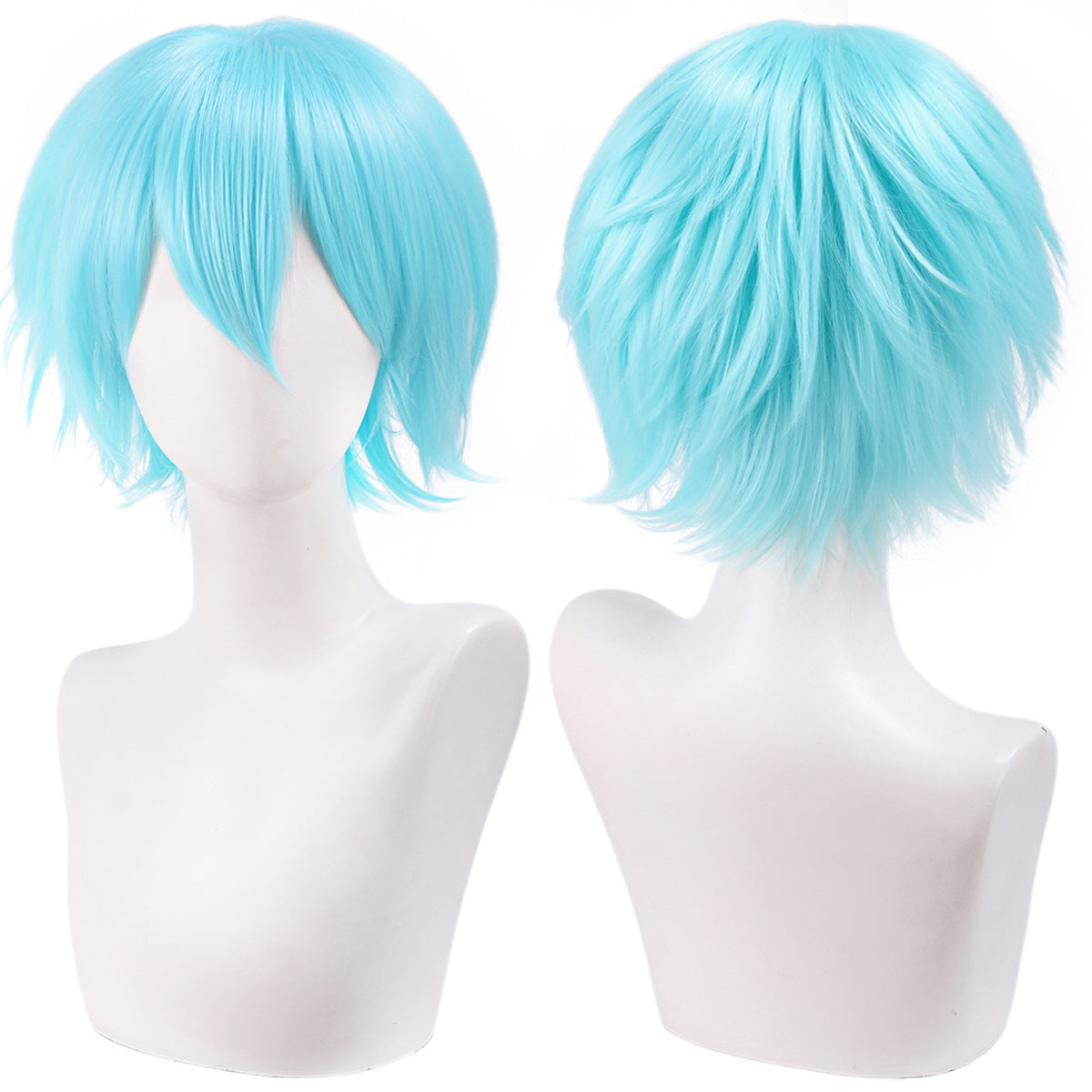 Men's Main Less Short Hair Color Universal Cos Wig