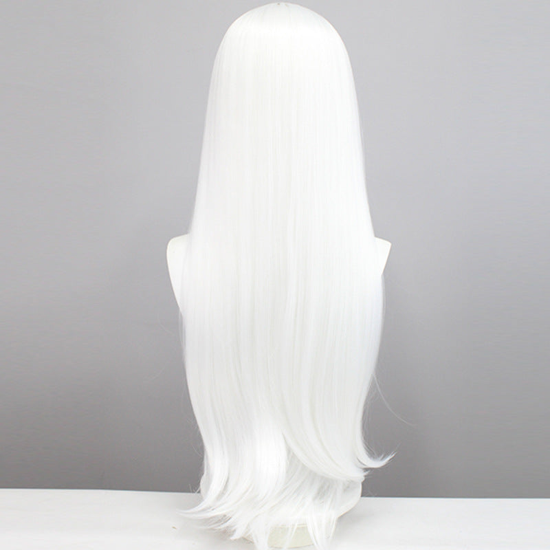 Nun Sexy Uniform Clothing White Fiber Cos Wig