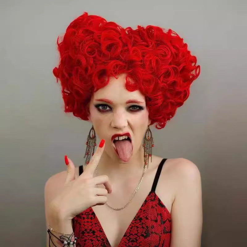 Alice In Wonderland 2 Red Queen The Mirror Adventure Witch Cos Wig