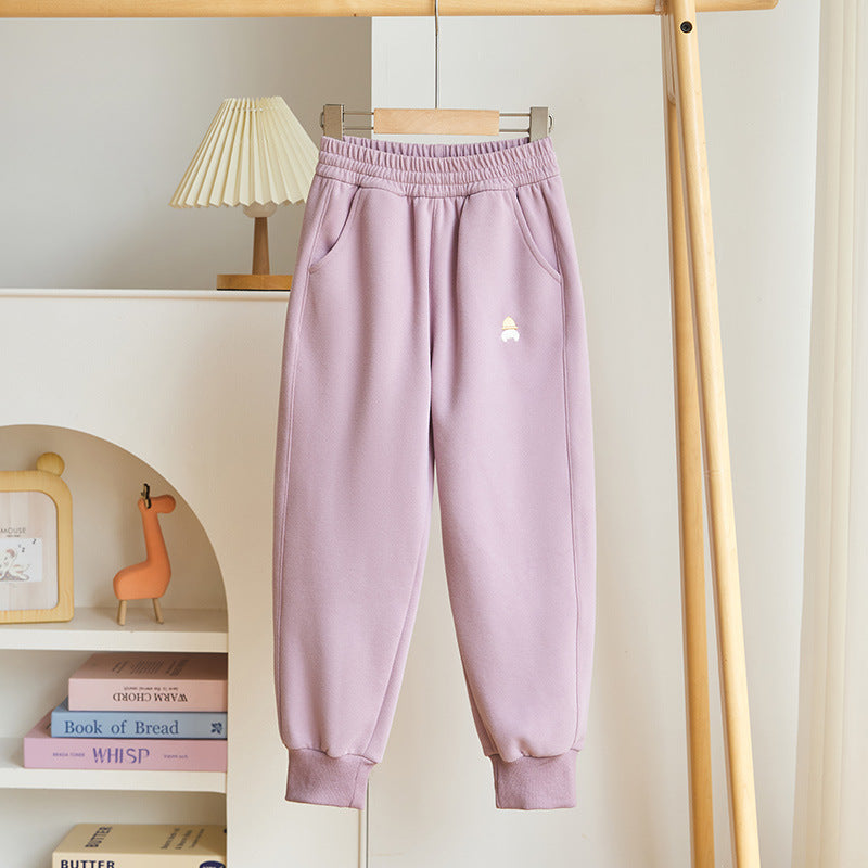 Children's Casual Loose Medium Big Cotton Sports Children's Pants