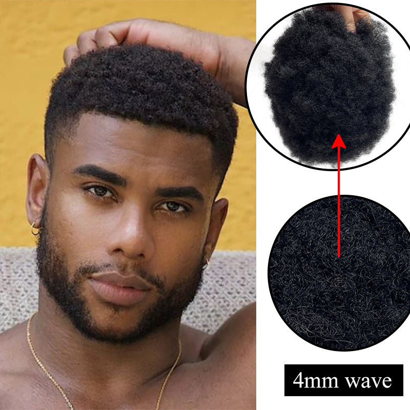Men's Qu Hair Pack Piece Full Human Men's Wig