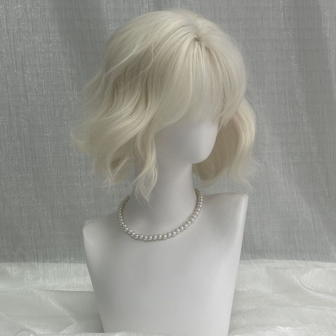 Cute Small Curls Feeling Girly Fashion Wig Short Curly Hair