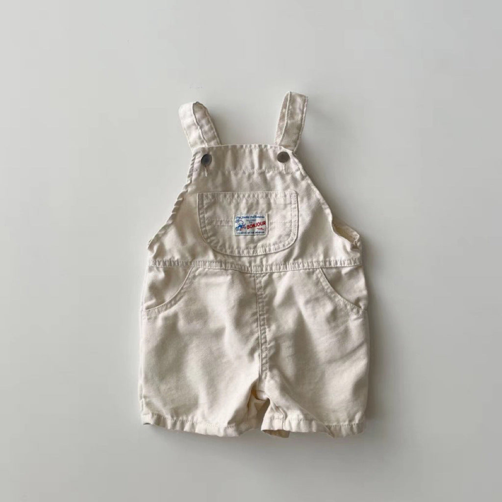 Korean Style Boys Suspender Shorts Summer Fashionable Stylish Children's Pants