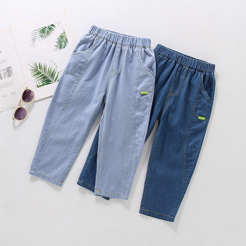 Children's Summer Thin Boys Clothing Cotton Casual Children's Pants
