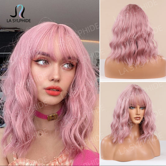 High Skull Top Best-selling Female Straight Bangs Short Wig Long Curls