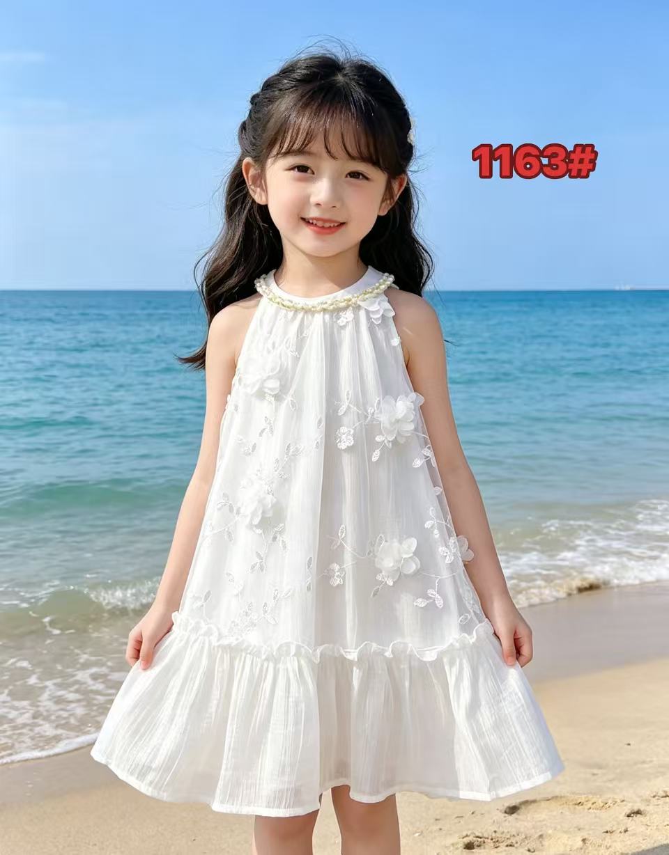 Yunnan White Body Summer Princess Clothing Children's Dress
