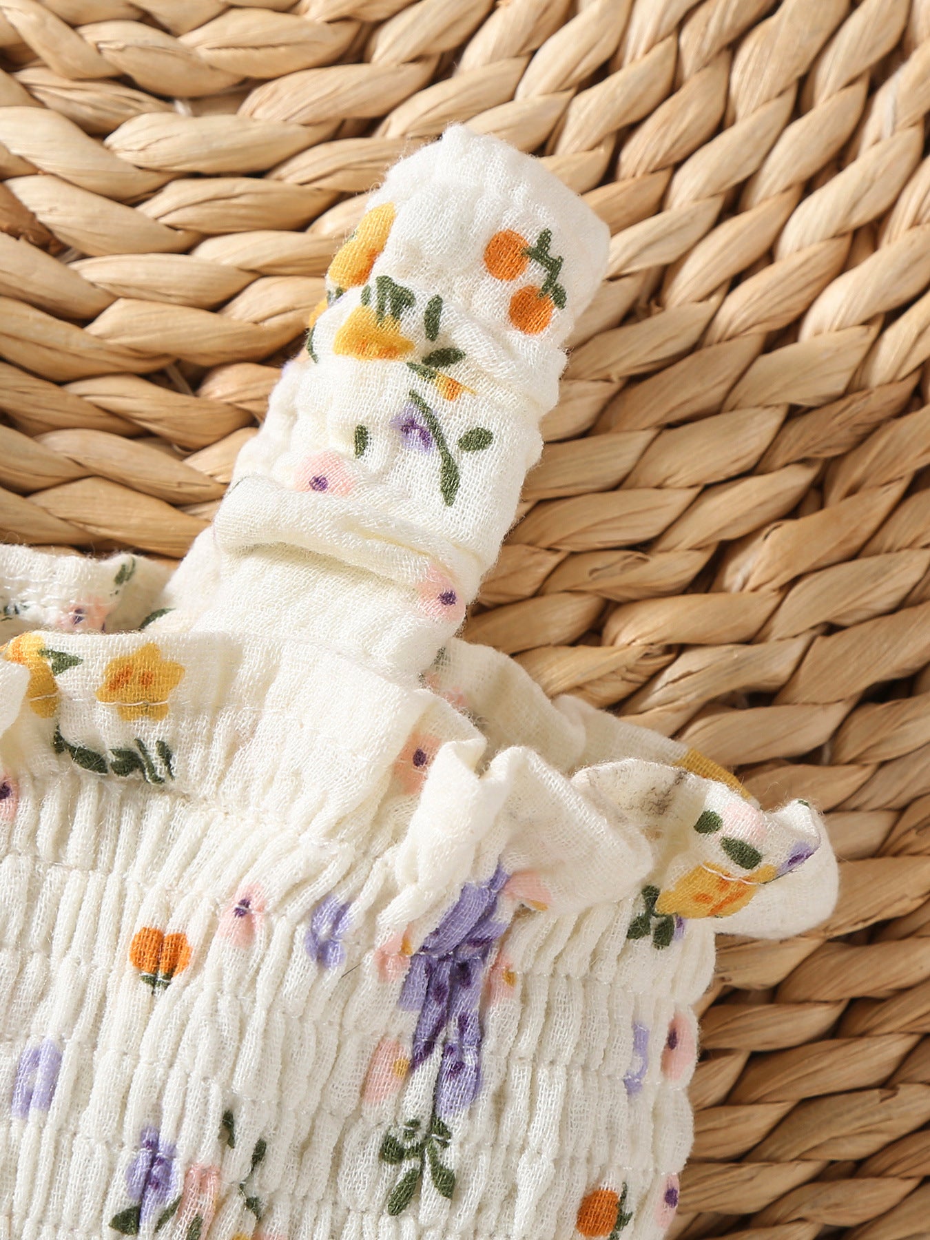 Summer Romper Sweet Floral Sling Triangle Jumpsuit, Climbing Suit