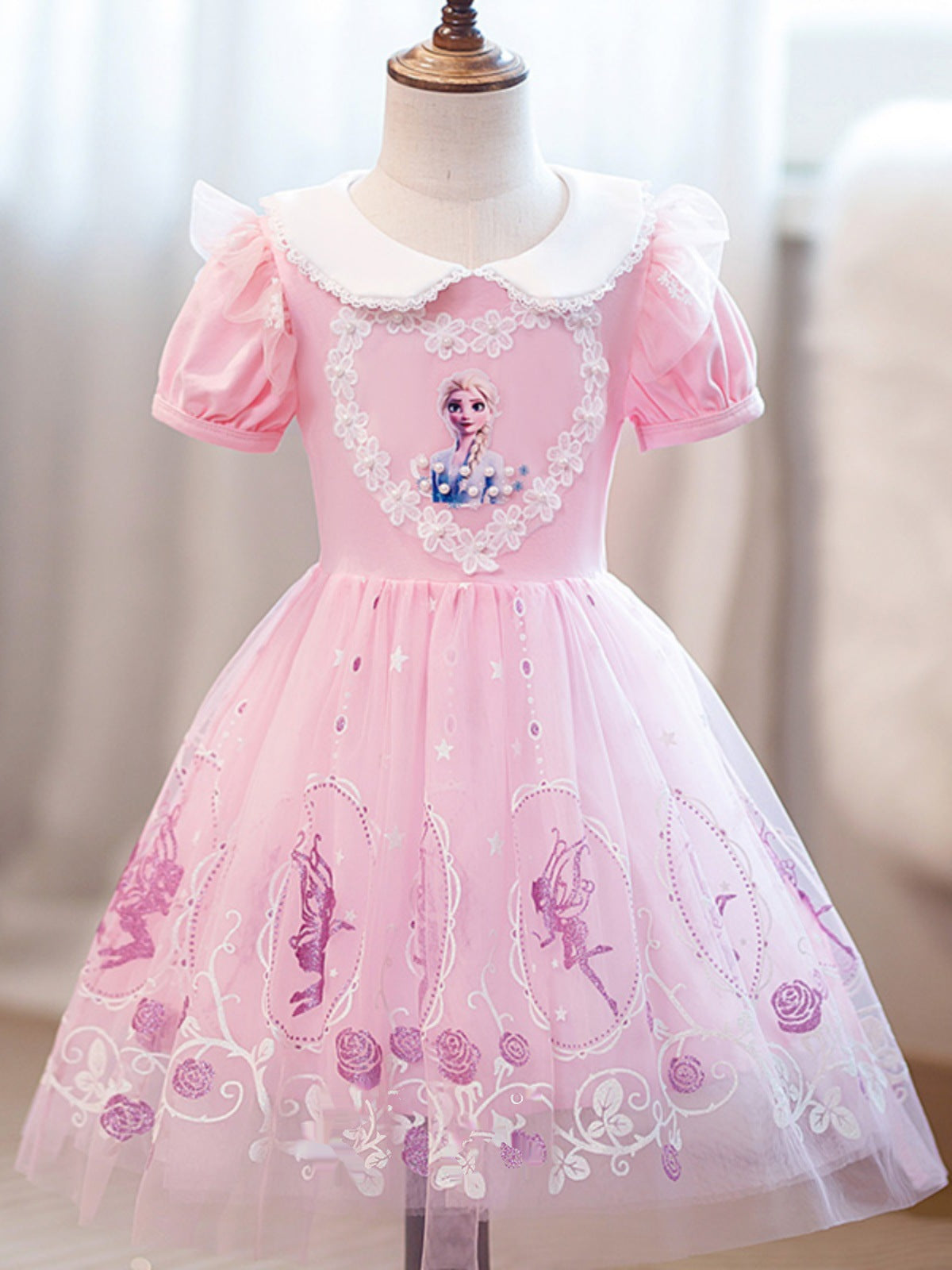 Children's Frozen Princess Elsa Skirt Summer Children's Dress